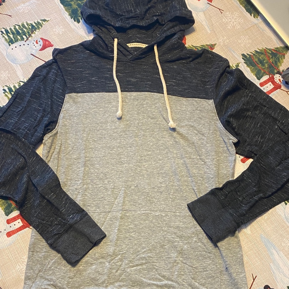 Urban Pipeline Charcoal and Light Gray Hoodie Sweater